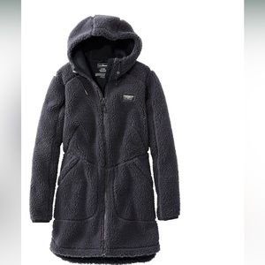 LLBean women’s Mountain Pile Fleece Coat. **never worn still has tags**
